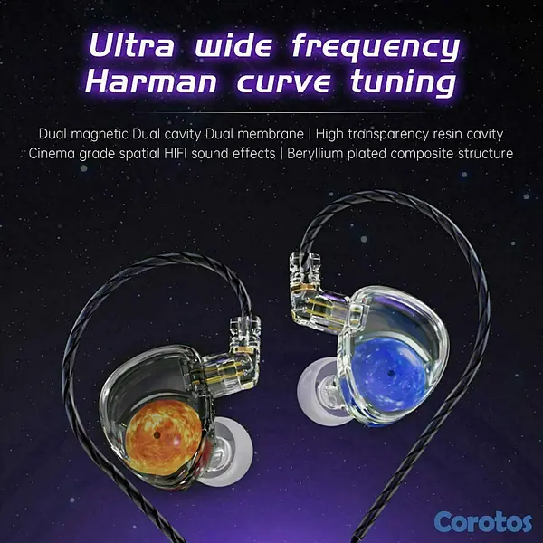 camaras y audio - Auriculares IEM ND Planet Driver Dinámico 12mm 2