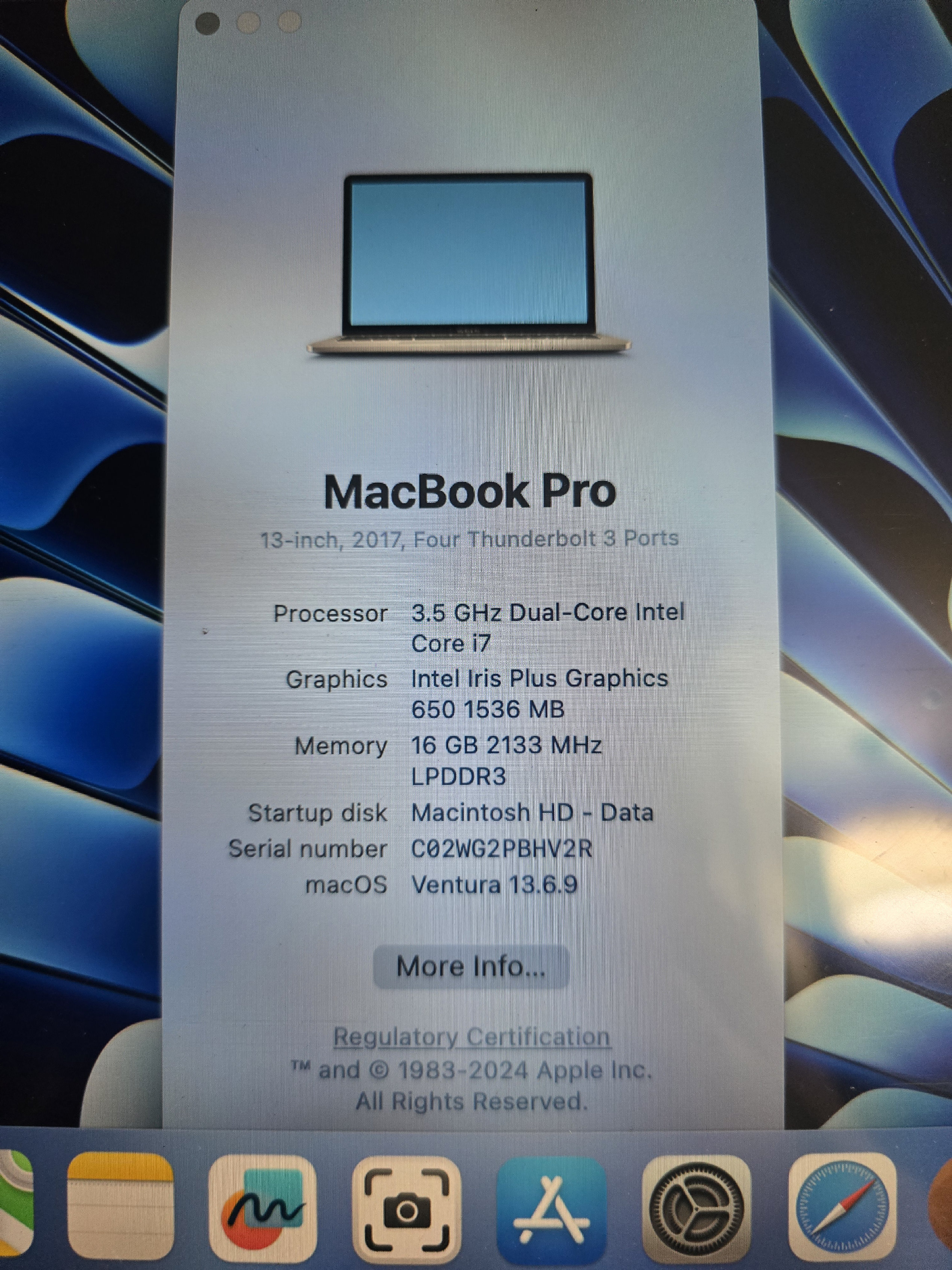 computadoras y laptops - Macbook Pro 2017 4