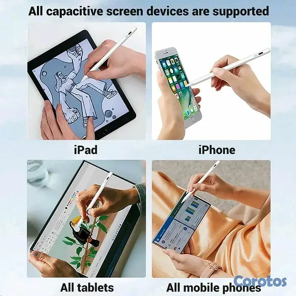 accesorios para electronica - Stylus pen, lápiz óptico universal, para iPad, celulares, tabletas y más  13