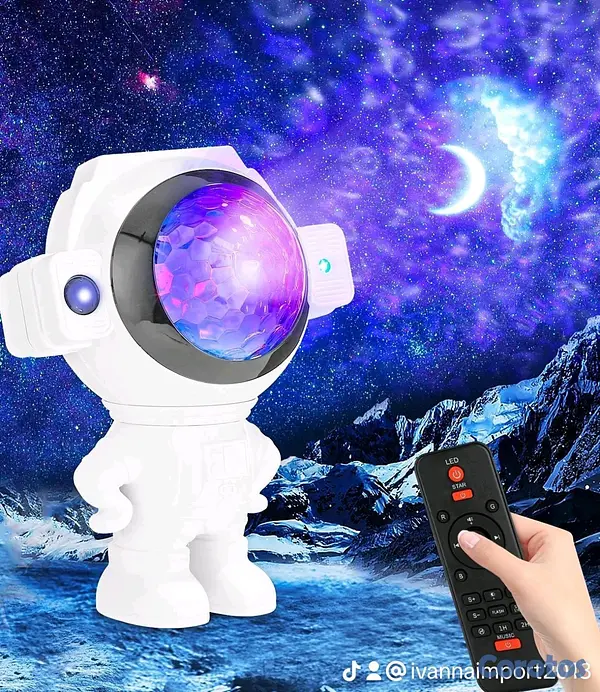 accesorios para electronica - 🚀✨ PROYECTOR DE GALAXIA ASTRONAUTA + BOCINA BLUETOOTH 2