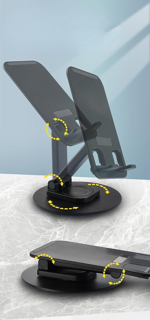 accesorios para electronica - SOPORTE DE TELEFONO Y TABLET- FLODING METAL ROTATING 29448 4