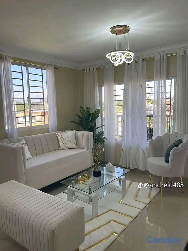 muebles y colchones - juego de muebles curvo moderno 10