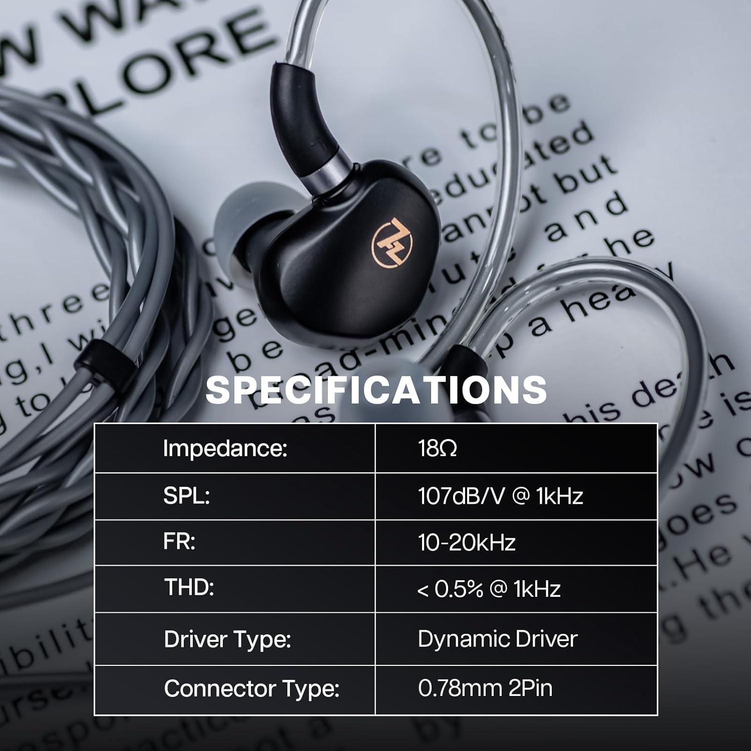 camaras y audio - 7Hz G1 Auriculares In Ear Monitor 10mm DLC DD IEM 5