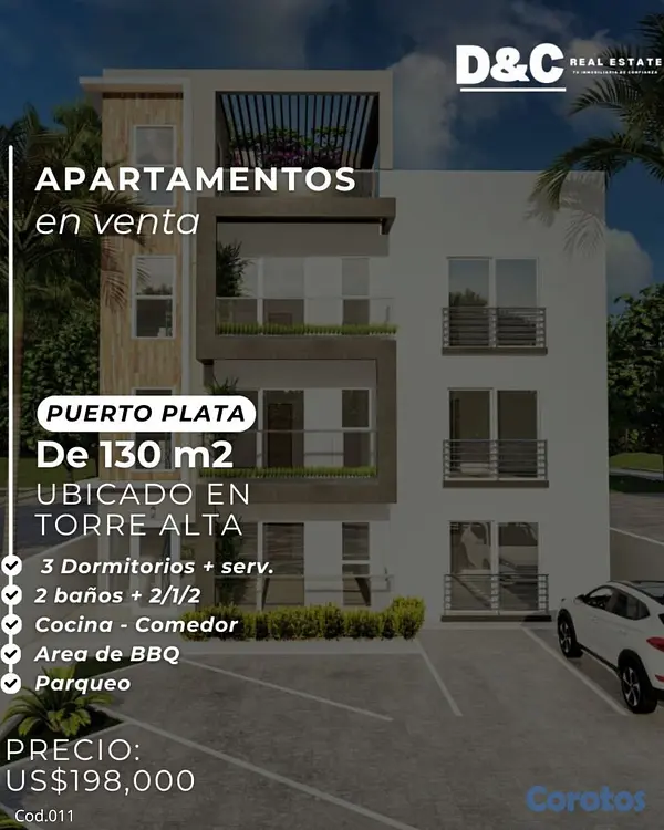 Proyectos - APARTAMENTOS EN PLANO EN VENTA EN PUERTO PLATA, TO 1