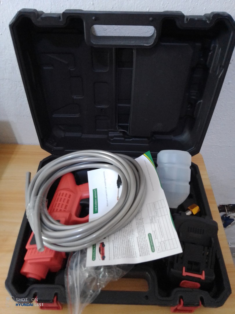 herramientas, jardines y exterior - PISTOLA DE AGUA A PRESIÓN 24V MUKINTA JMT-1044 4
