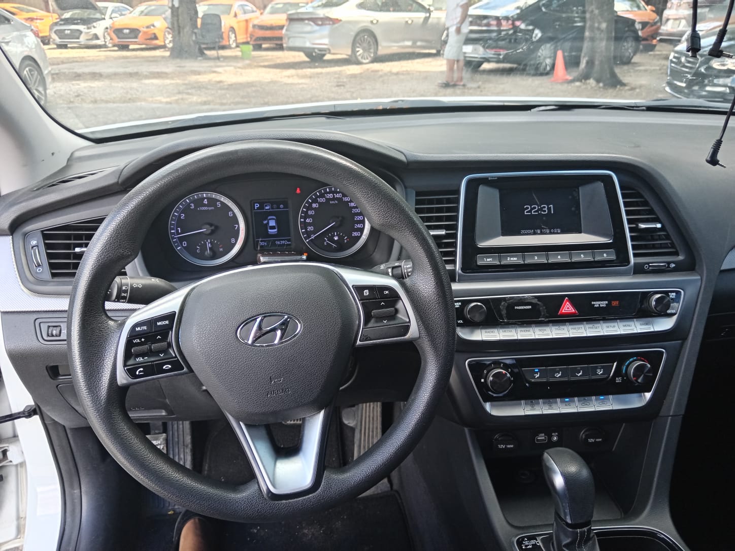carros - HYUNDAI SONATA NEW RISE 2019 BLANCO 7