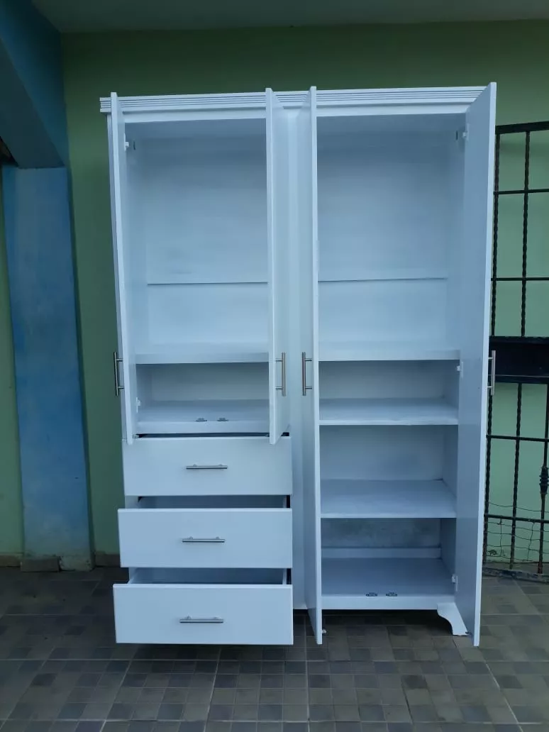 muebles y colchones - Armario ropero moderno en color blanco  0