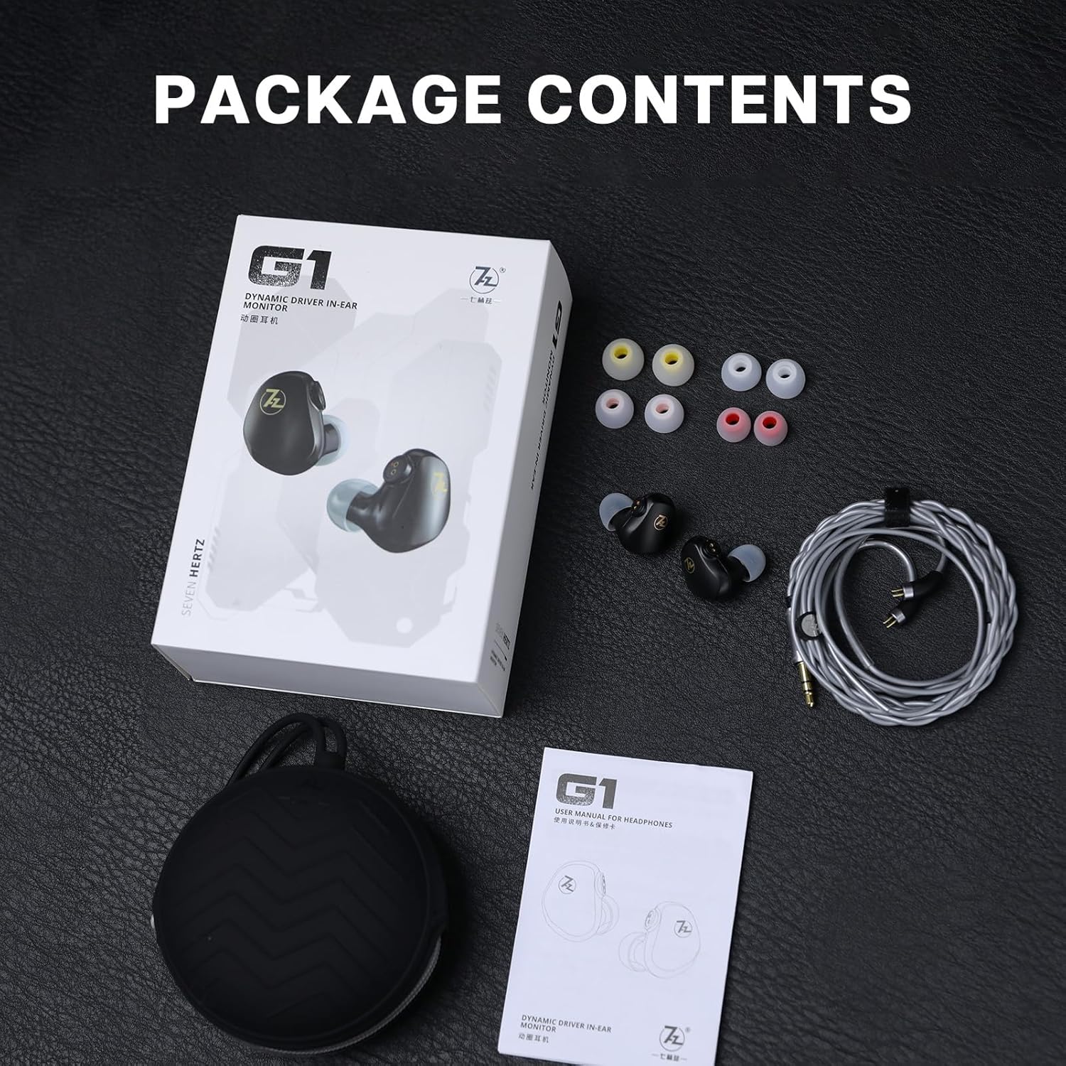 camaras y audio - 7Hz G1 Auriculares In Ear Monitor 10mm DLC DD IEM 6