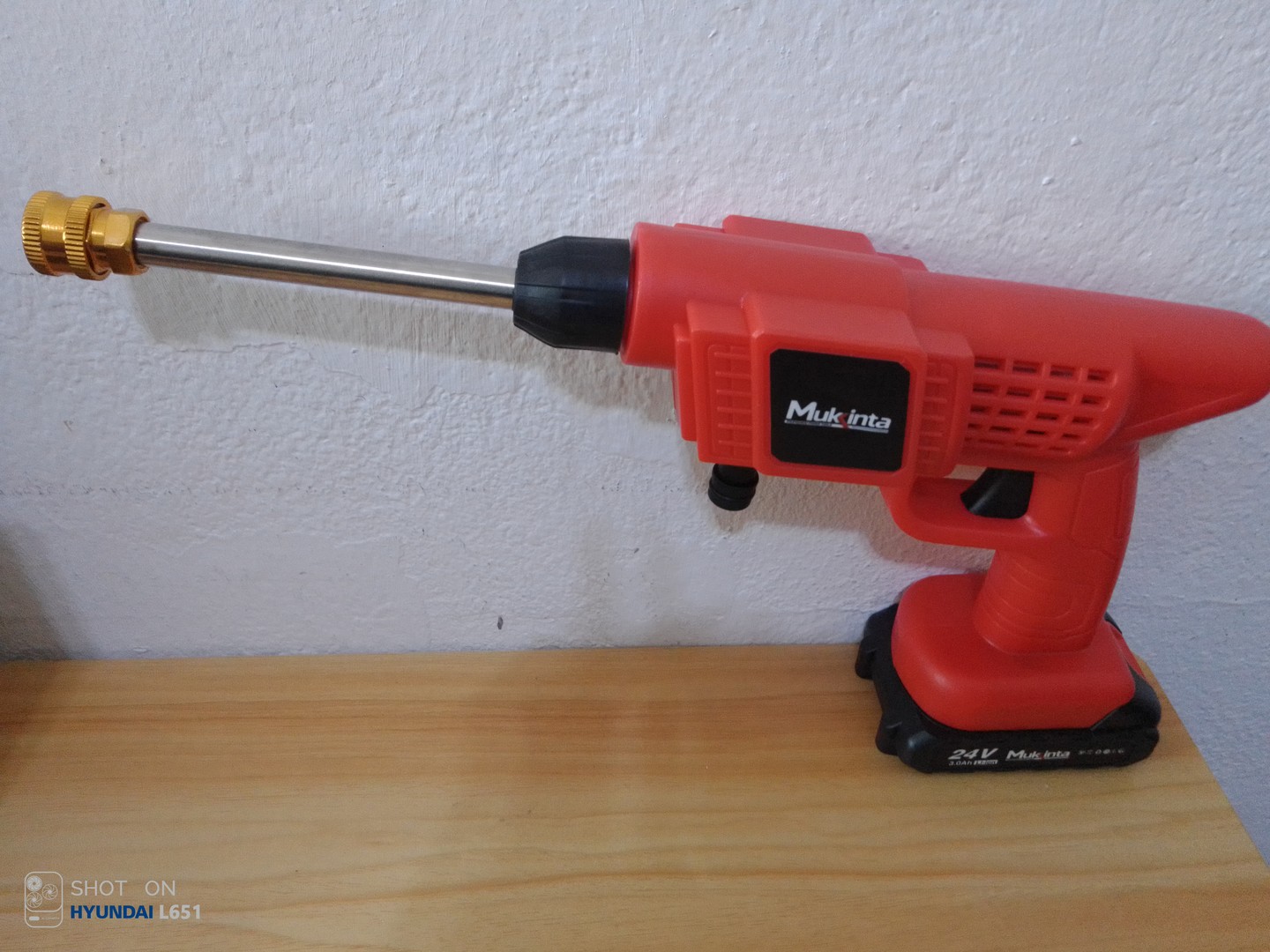 herramientas, jardines y exterior - PISTOLA DE AGUA A PRESIÓN 24V MUKINTA JMT-1044 5