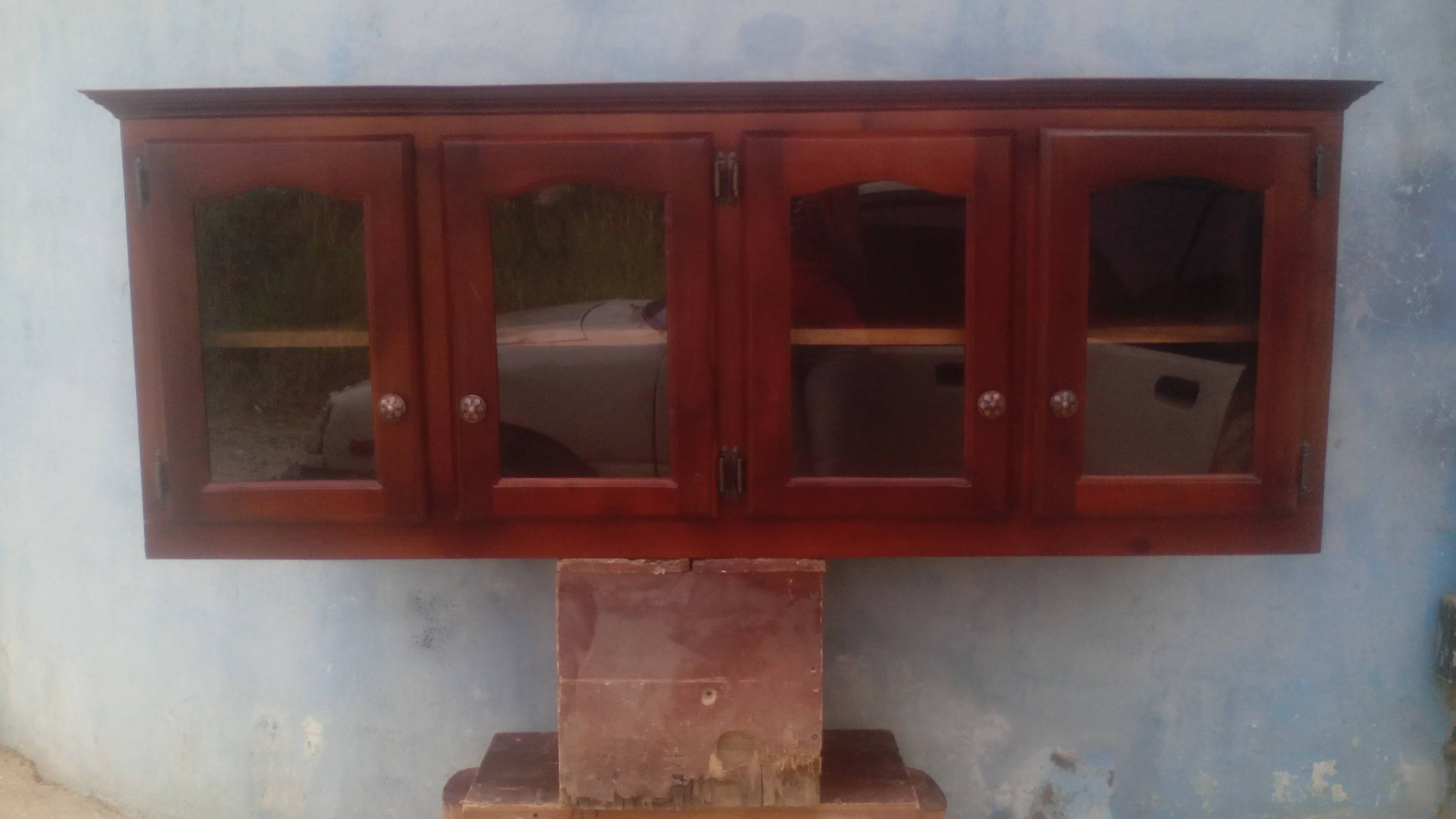 muebles y colchones - Gabinetes con cristal  0