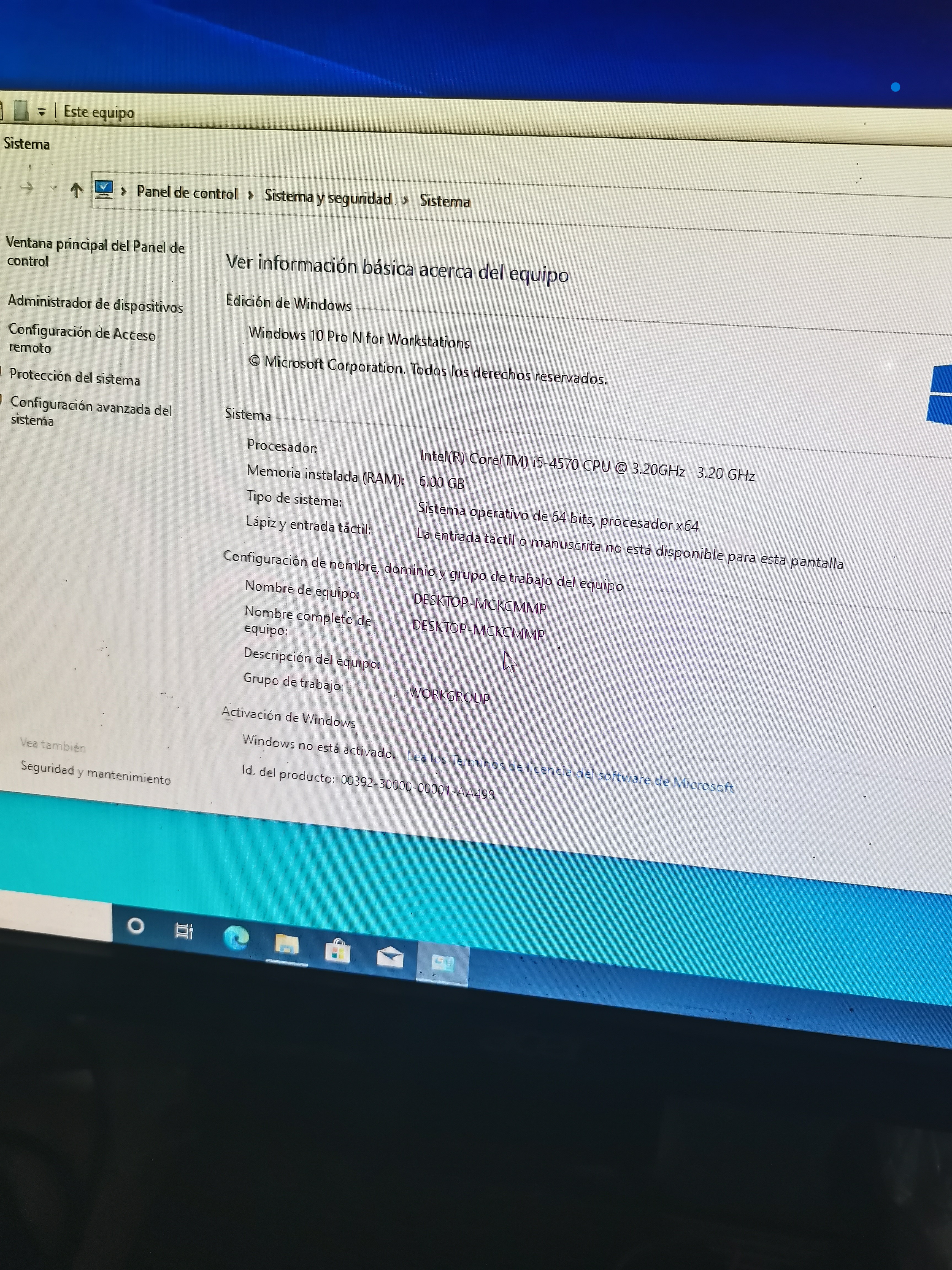 computadoras y laptops - pc de mesa hp i5 0