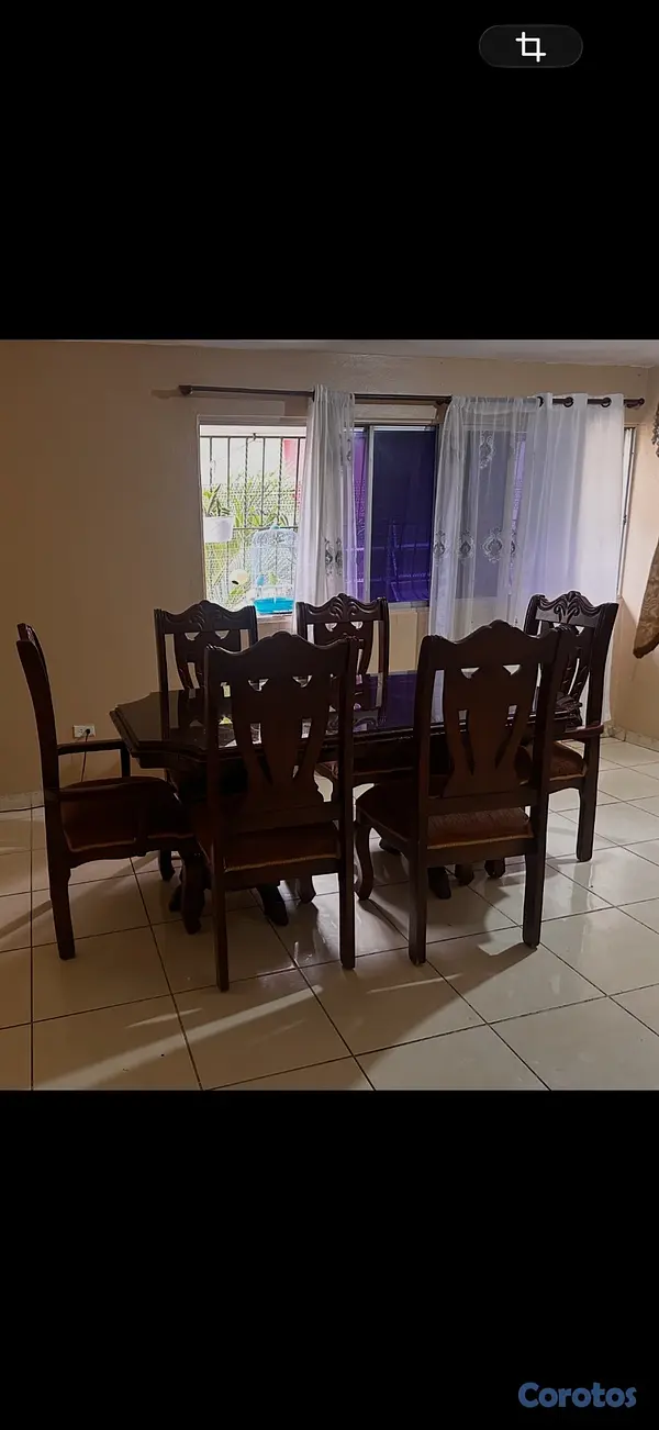 muebles y colchones - Vendo Juego de Comedor de Roble  2