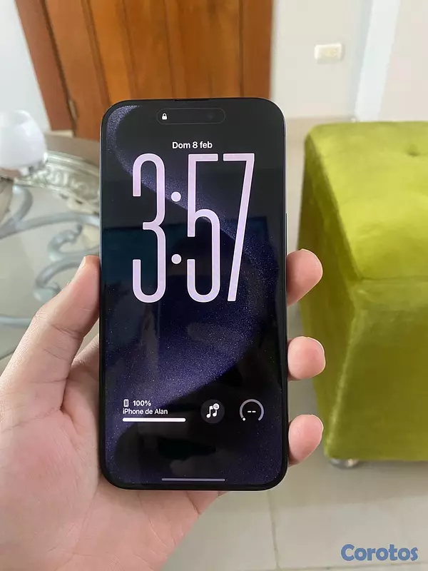 celulares y tabletas - ⚠️Negociable⚠️ iPhone 15 pro Max 256gb Factory todo original 9