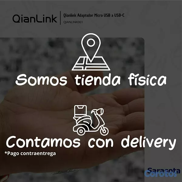 accesorios para electronica - Qianlink Adaptador Micro USB a USB-C 3