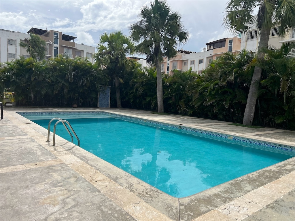 apartamentos - Vendo en residencial palma real segundo nivel amueblado  1