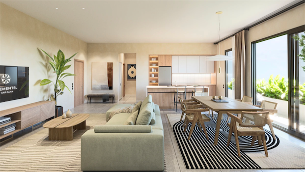 apartamentos - Venta de apartamentos ubicados en cap cana cerca de la playa con piscina 6