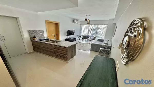 apartamentos - Apartamento Amueblado en Piantini 2