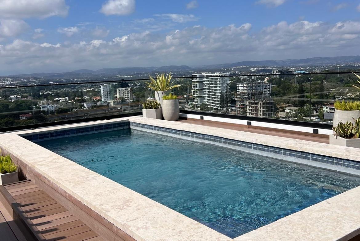 apartamentos - APARTAMENTO EN PISO ALTO CON LINEA BLANCA EN LA ESMERALDA SANTIAGO 5