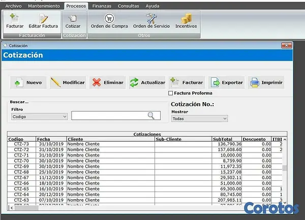 servicios profesionales - Programa (Software) de Facturación punto de venta 8