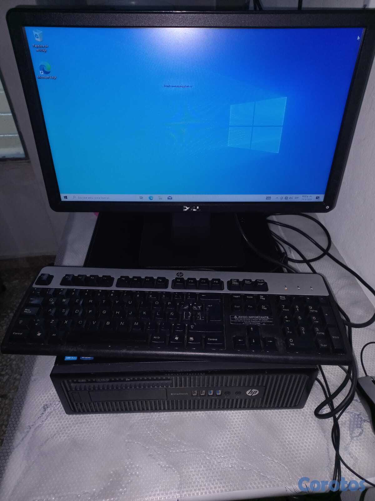 computadoras y laptops - Computadora CPU HP Intel Core i5 3.50 GHZ 8 GB Ram 1