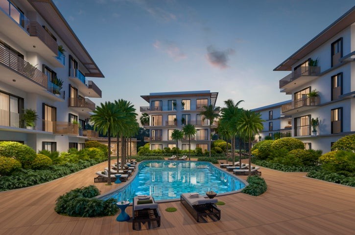 apartamentos - Proyecto en venta Punta Cana #23-1087 un dormitorio, bañcón, gimnasio, ascensor
 6