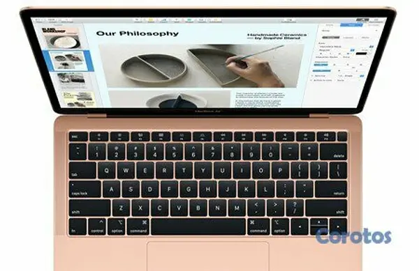 computadoras y laptops - LAPTOP MACBOOK AIR 2020 ROSADA  EXCELENTE CONDICIO 3