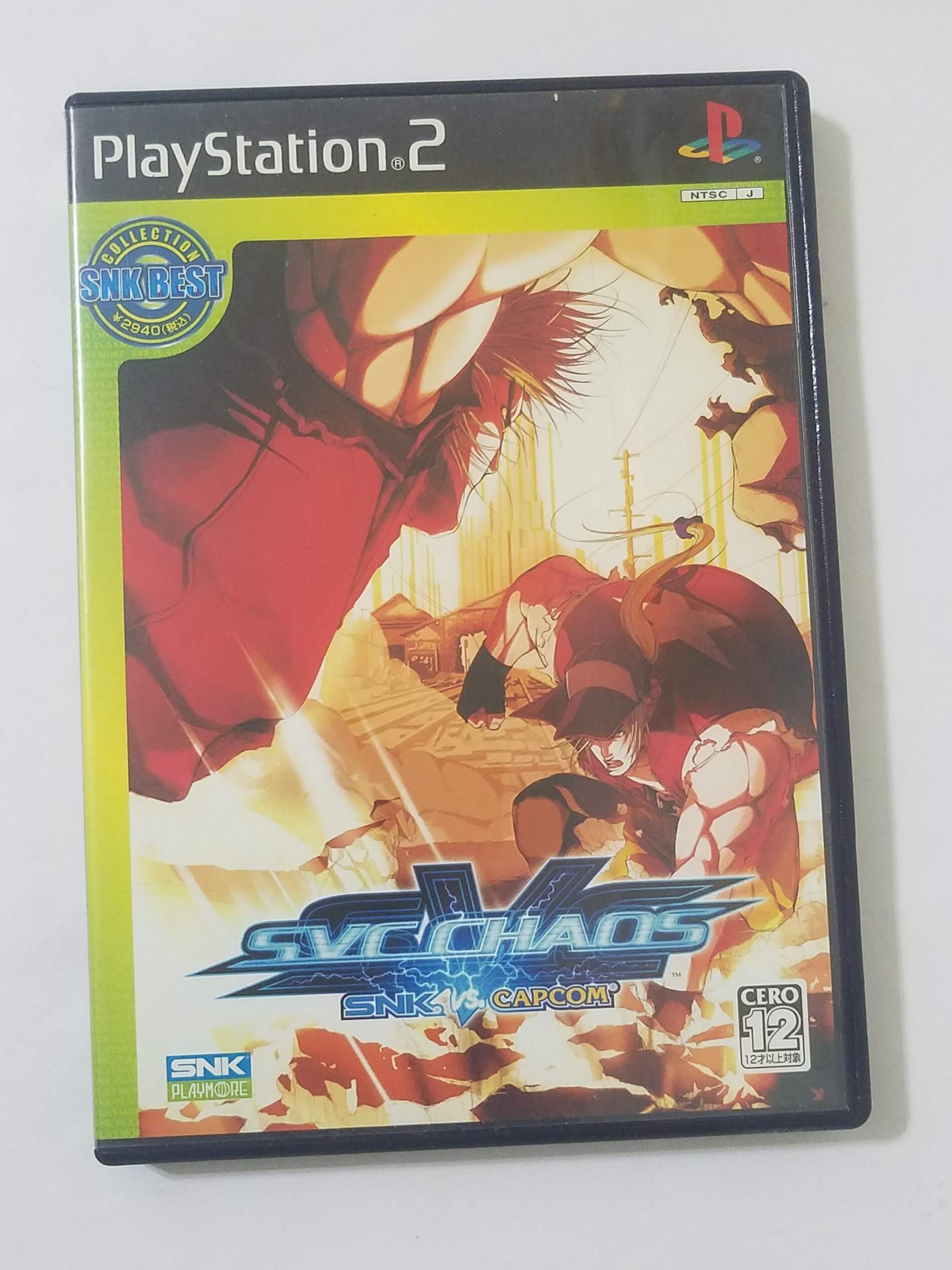 consolas y videojuegos - SVC Chaos: SNK vs. Capcom de PlayStation 2 (PS2)  0