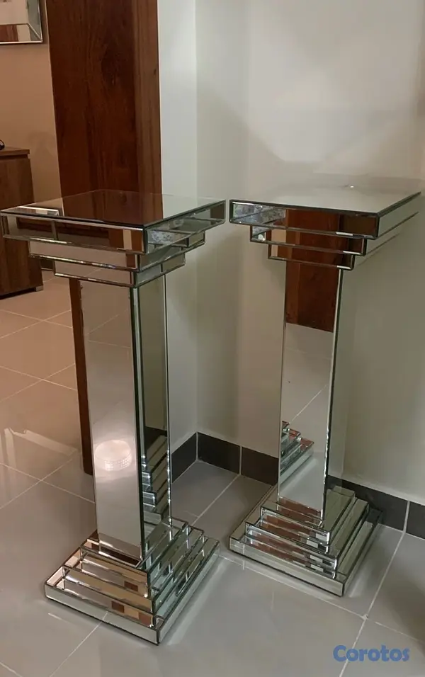 decoración y accesorios - Se vende centro de mesa con repisa y esquineros 9