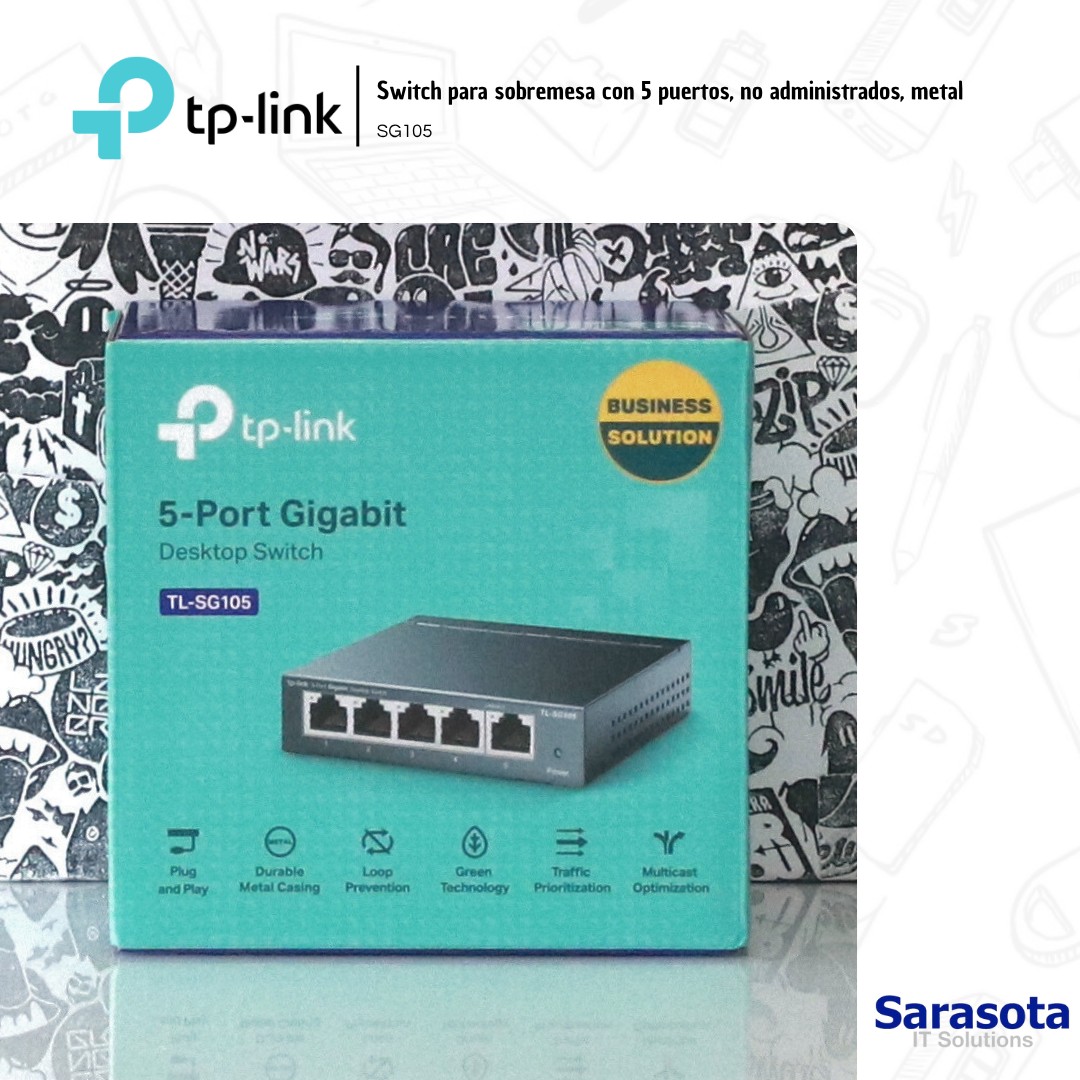 accesorios para electronica -  Tp-Link Switch Gigabit 5 puertos SG105 0