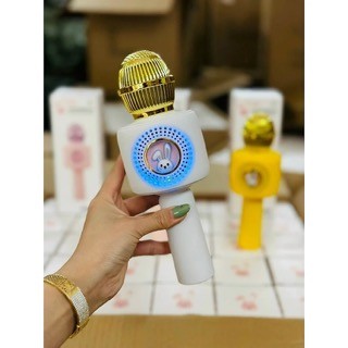 juguetes - Microfono karaoke bluetooth con altavoz integrado recargable inalambrico 2