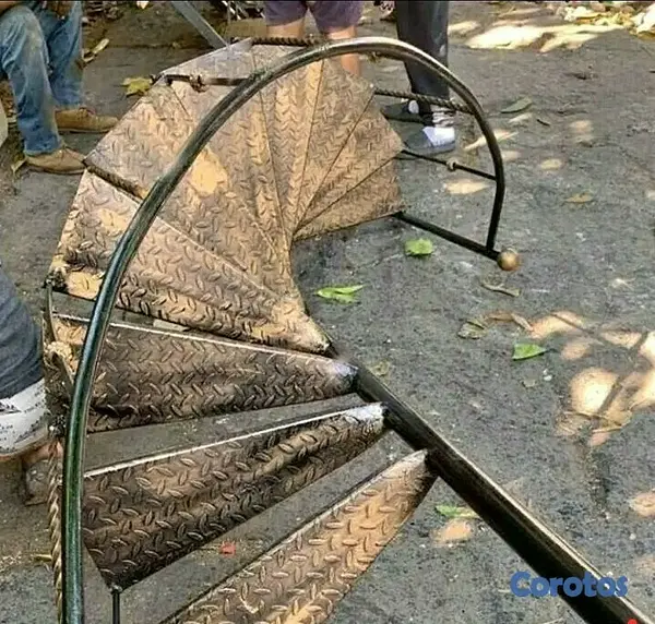 herramientas, jardines y exterior - Gran oferta de escalera de caracol  2
