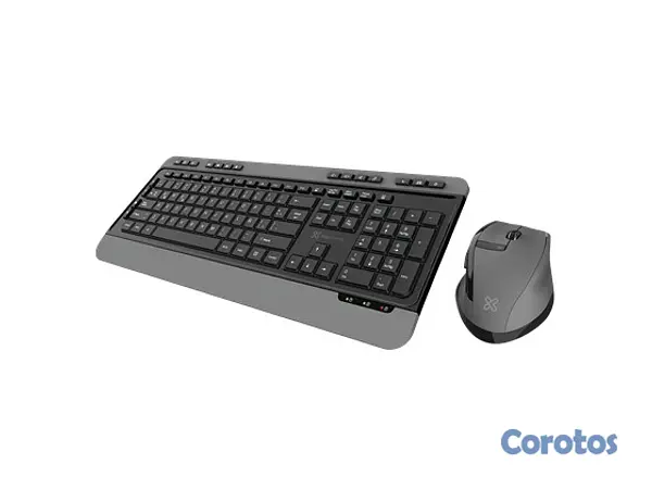 computadoras y laptops - TECLADO MOUSE KLIPX MAGNIFIK, INALAMBRICO, TECLAS BAJO PERFIL, 6 TECLAS DE ACCES 2