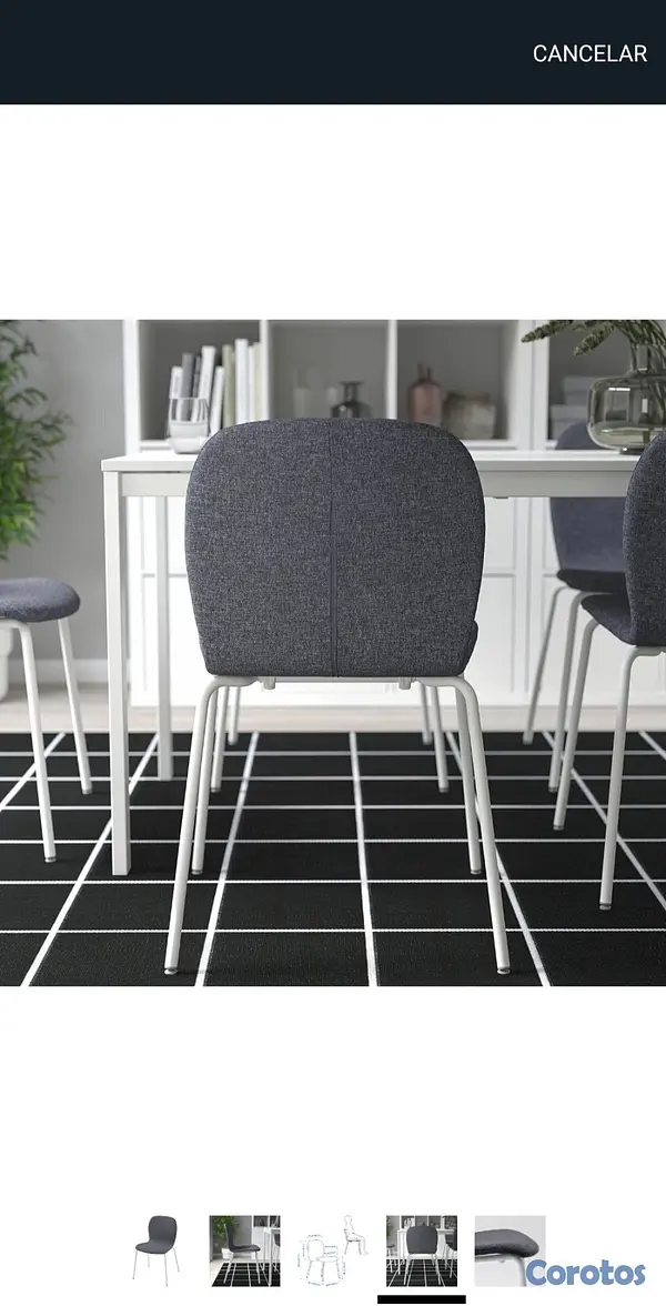 muebles y colchones - Juego de comedor IKEA (mesa + 4 sillas) como nuevo 11