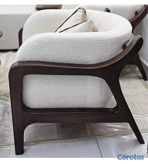 muebles y colchones - Butaca en madera con diseño moderno 2