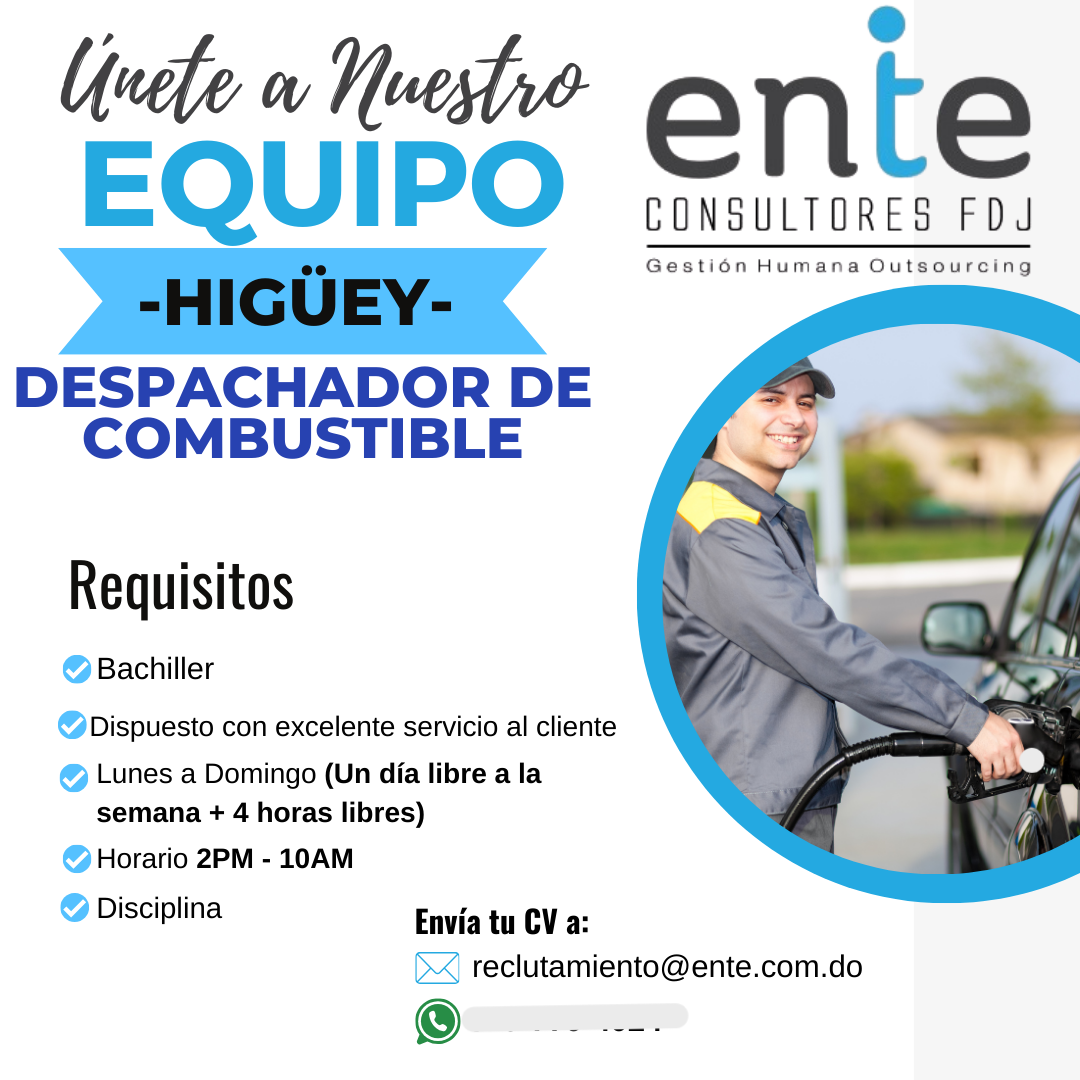 empleos disponibles - Despachador de combustible  0
