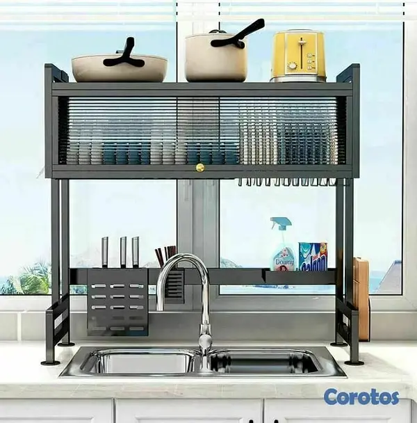 cocina - Escurridor de platos con tapa 2