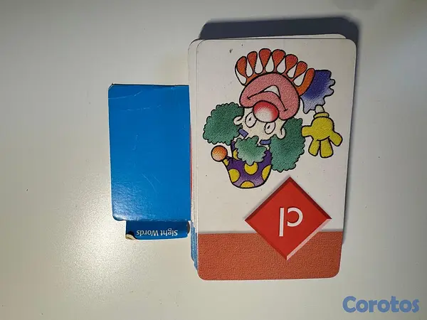 juguetes - tarjetas de aprendizaje, 324 tarjetas 56c/u. 11