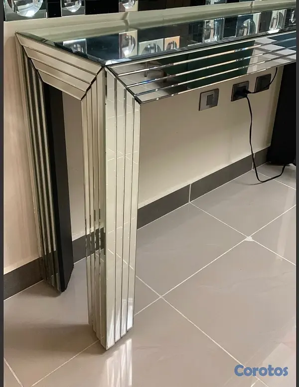 decoración y accesorios - Se vende centro de mesa con repisa y esquineros 10
