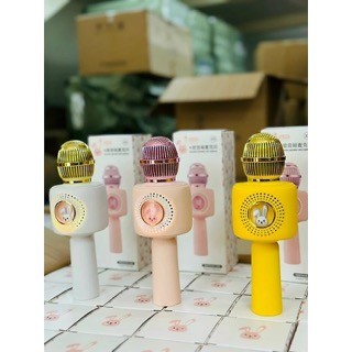 juguetes - Microfono karaoke bluetooth con altavoz integrado recargable inalambrico 3