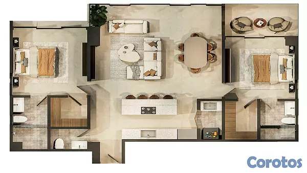 apartamentos - Proyecto Tipo Condohotel ideal para inversión en Santiago, Próximo al Aeropuerto 6