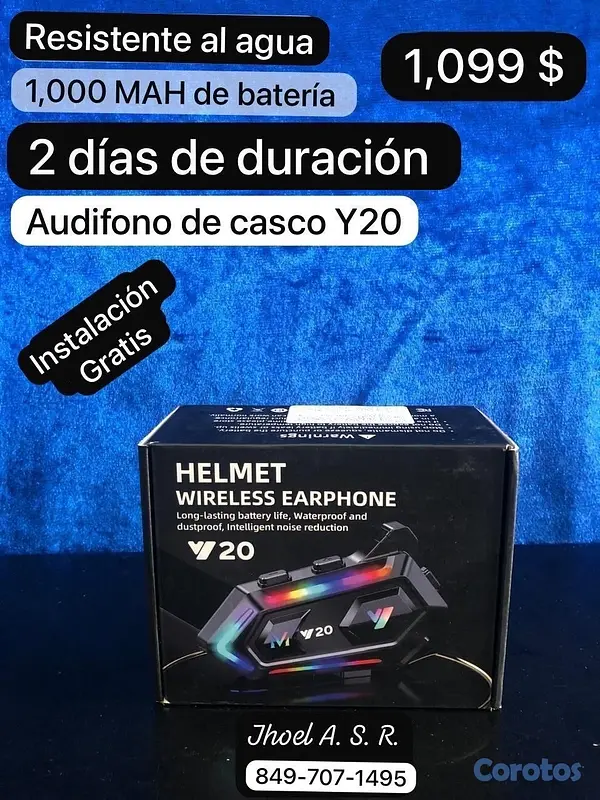 accesorios para electronica - Audifonos para casco de motocicletas  4