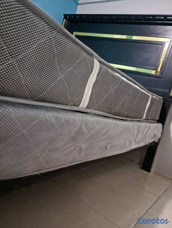 muebles y colchones - JUEGO DE HABITACIÓN KING SIZE COMPLETO  3