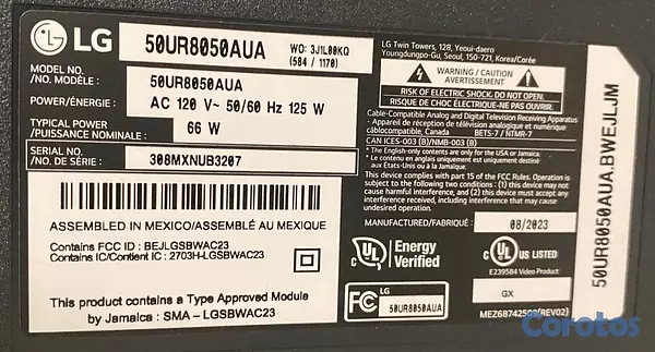 electrodomesticos -  TV LG  de oportunidad .  4
