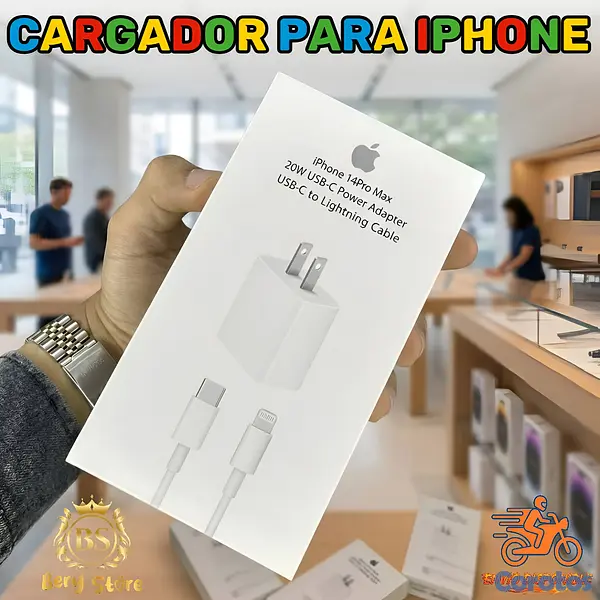 celulares y tabletas - CARGADOR PARA IPHONE ORIGINAL DE 20W CARGA RÁPIDA | CARGADOR PARA CELULARES  6