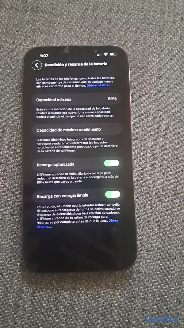 celulares y tabletas - IPhone 13 Pro Max , 128GB y 89% de batería  2