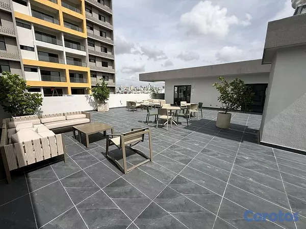 apartamentos - Alquilo Apartamento en Gazcue Con Terraza  10