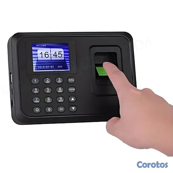 otros electronicos - Reloj de Asistencia Ponchador Huella Digital Contr 3