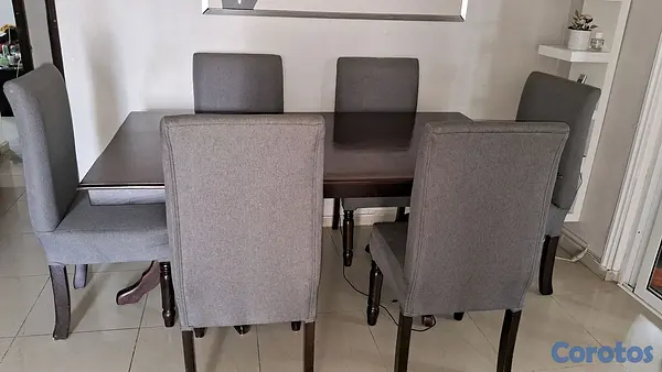 muebles y colchones - vendo juego comedor 3