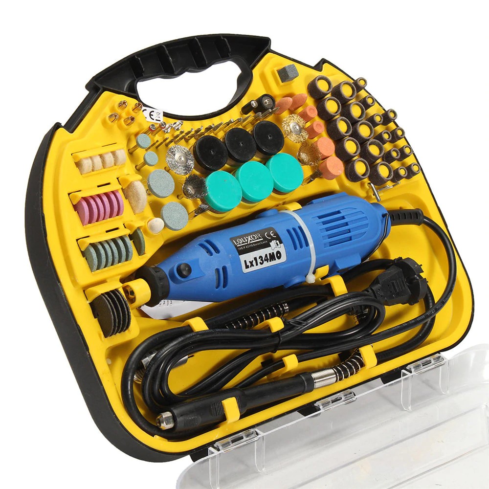 herramientas, jardines y exterior - Taladro rotativo eléctrico, pulidor grabador, dremel Amoladora drimel brocas 2