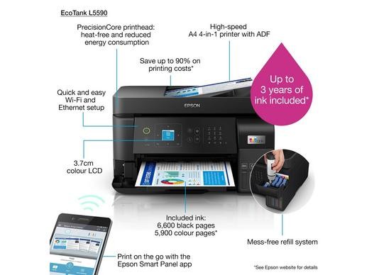 impresoras y scanners - MULTIFUNCIONAL EPSON ,CON BOTELLA DE TINTA DE FABRICA,COPIA,SCANER,IMPRIME,WI-FI 0